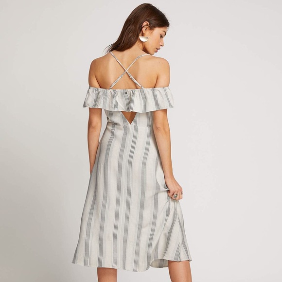 🌴🌼VOLCOM- WINDING ROADS DRESS🌼🌴 - Picture 5 of 8